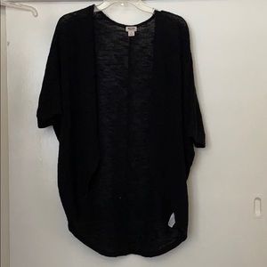 Black cardigan
